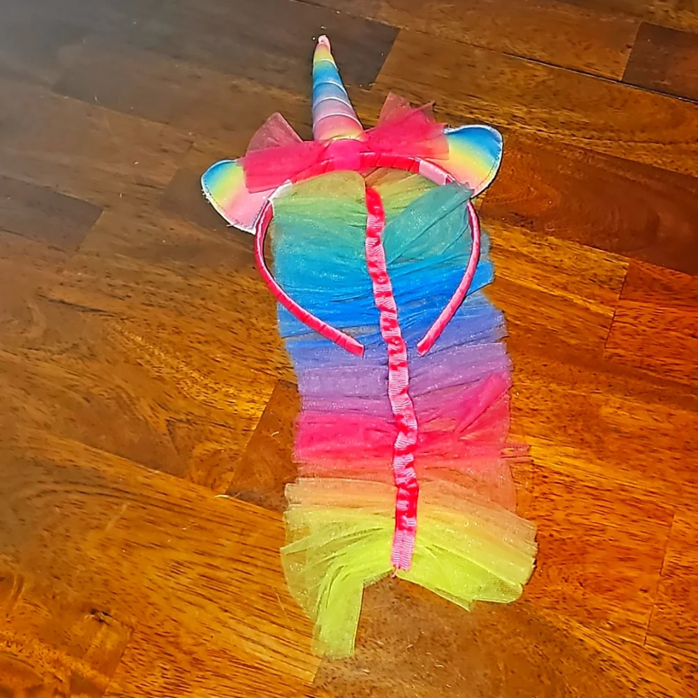 Girls youth Unicorn rainbow Birthday headband!! Don't Miss Out!!!